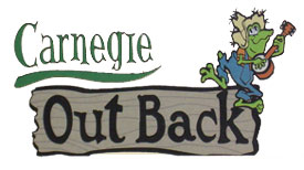 Logo for Carnegie Out Back.